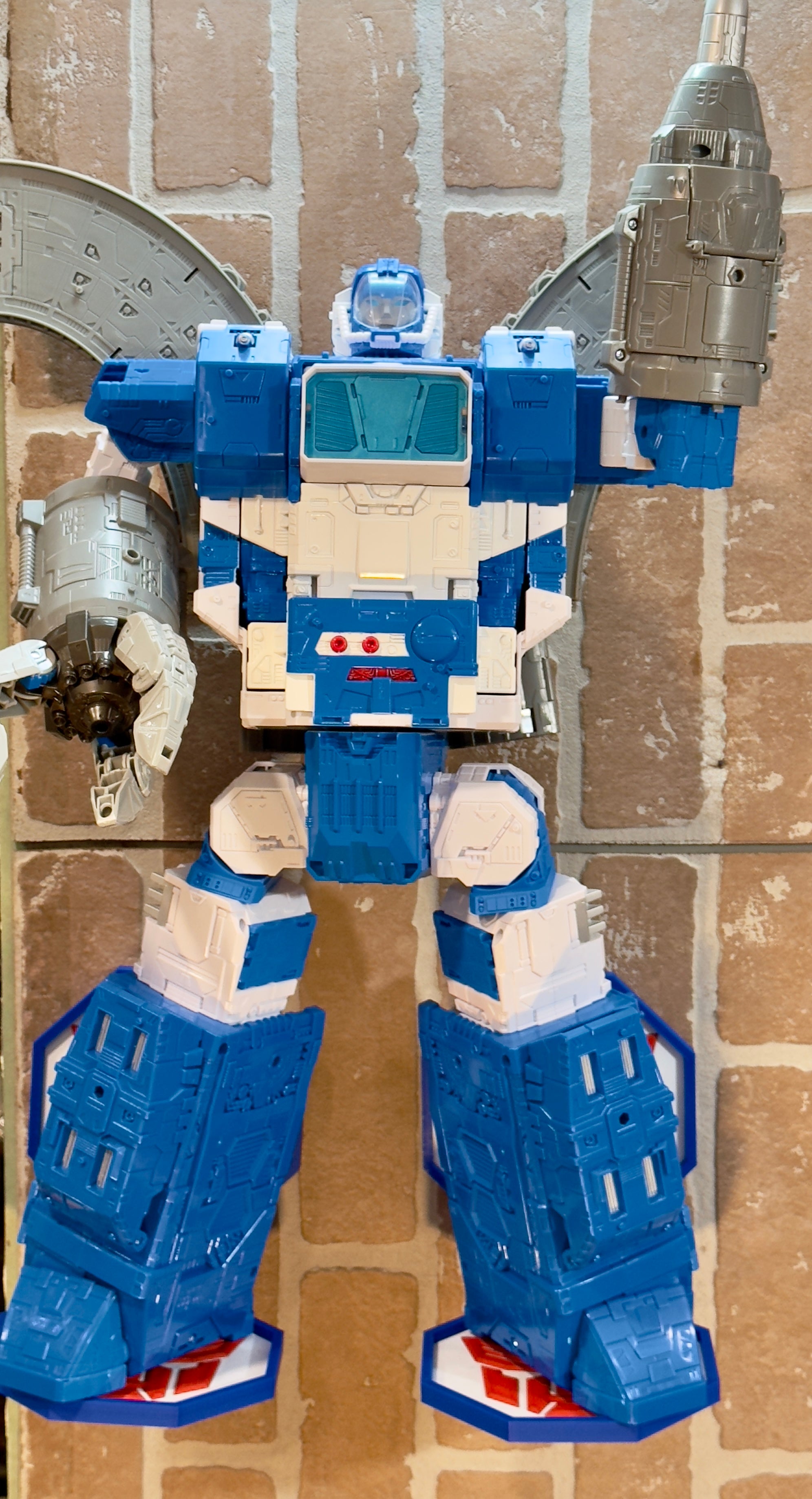 Autobot-Inspired Floating Display Shelf for Action Figures