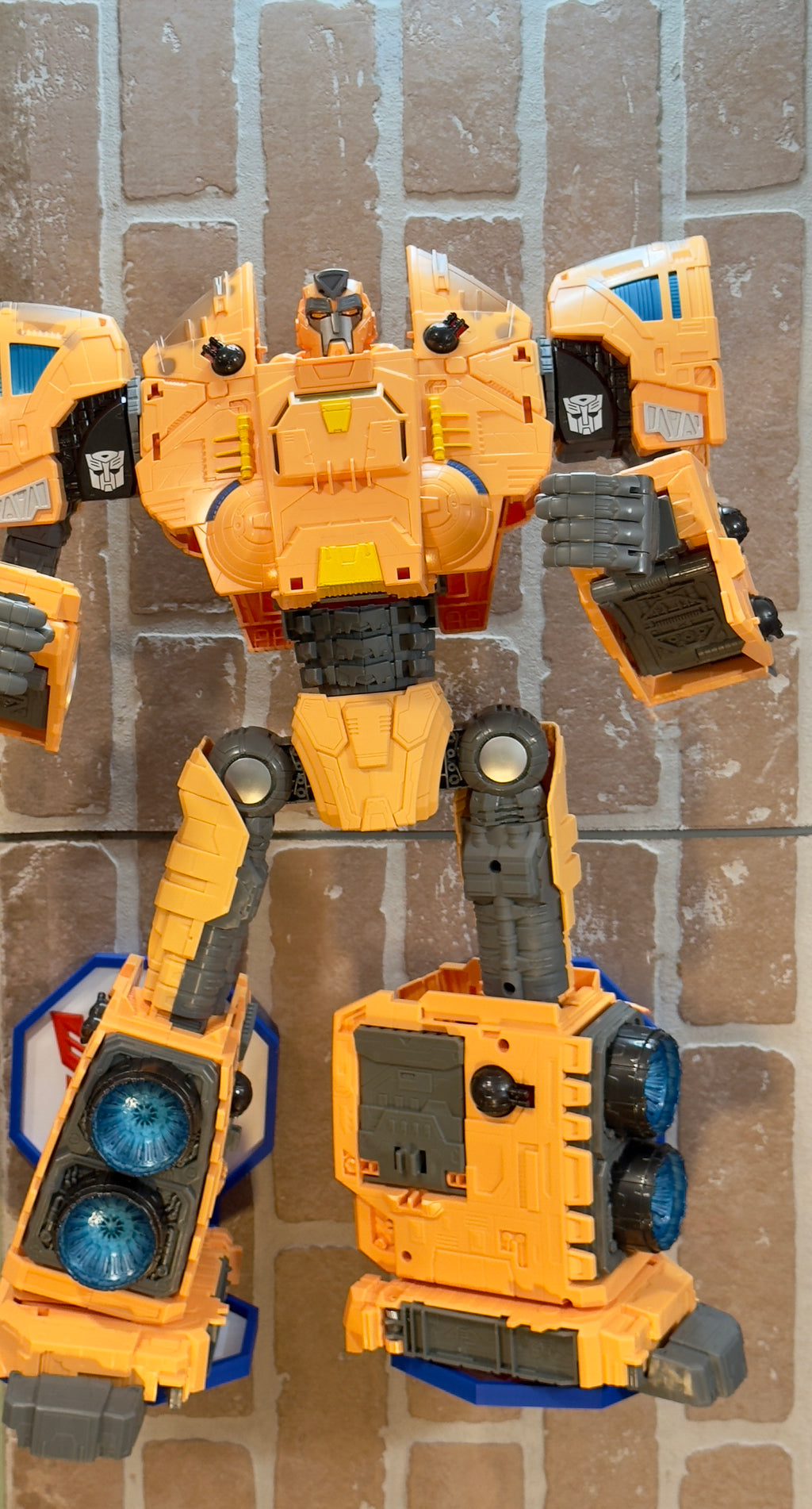 Autobot-Inspired Floating Display Shelf for Action Figures