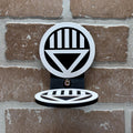 Black Lantern-Inspired Floating Display Shelf for Action Figures - product photo 1
