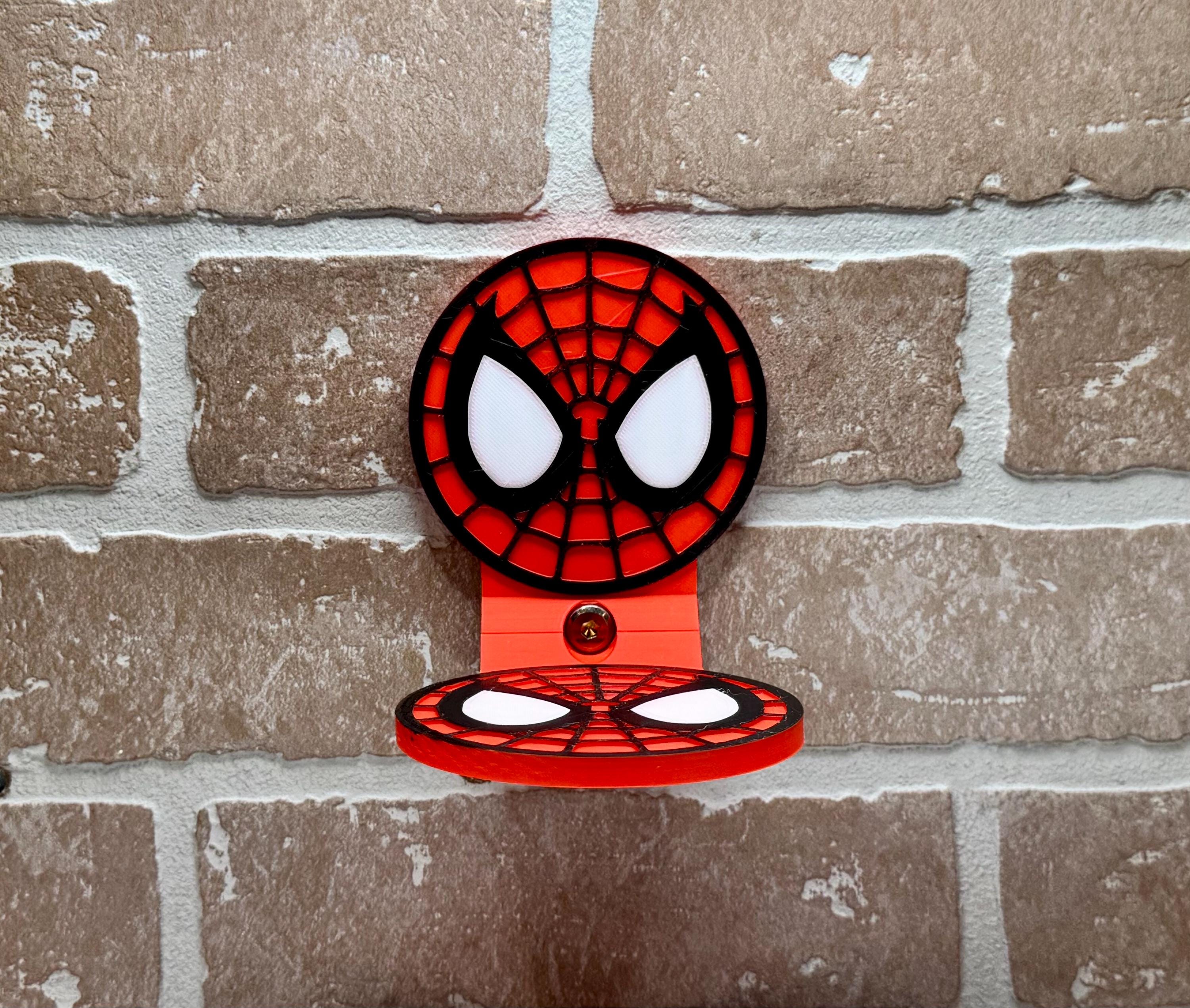 Spider-Man-Inspired Floating Display Shelf for Action Figures - product photo 1