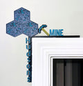 Minecraft-Inspired Personalized 3D Printed Door Sign - product photo 1