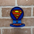 Superman Shield-Inspired Floating Display Shelf - product photo 1