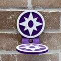 Violet Lantern-Inspired Floating Display Shelf for Action Figures - product photo 1