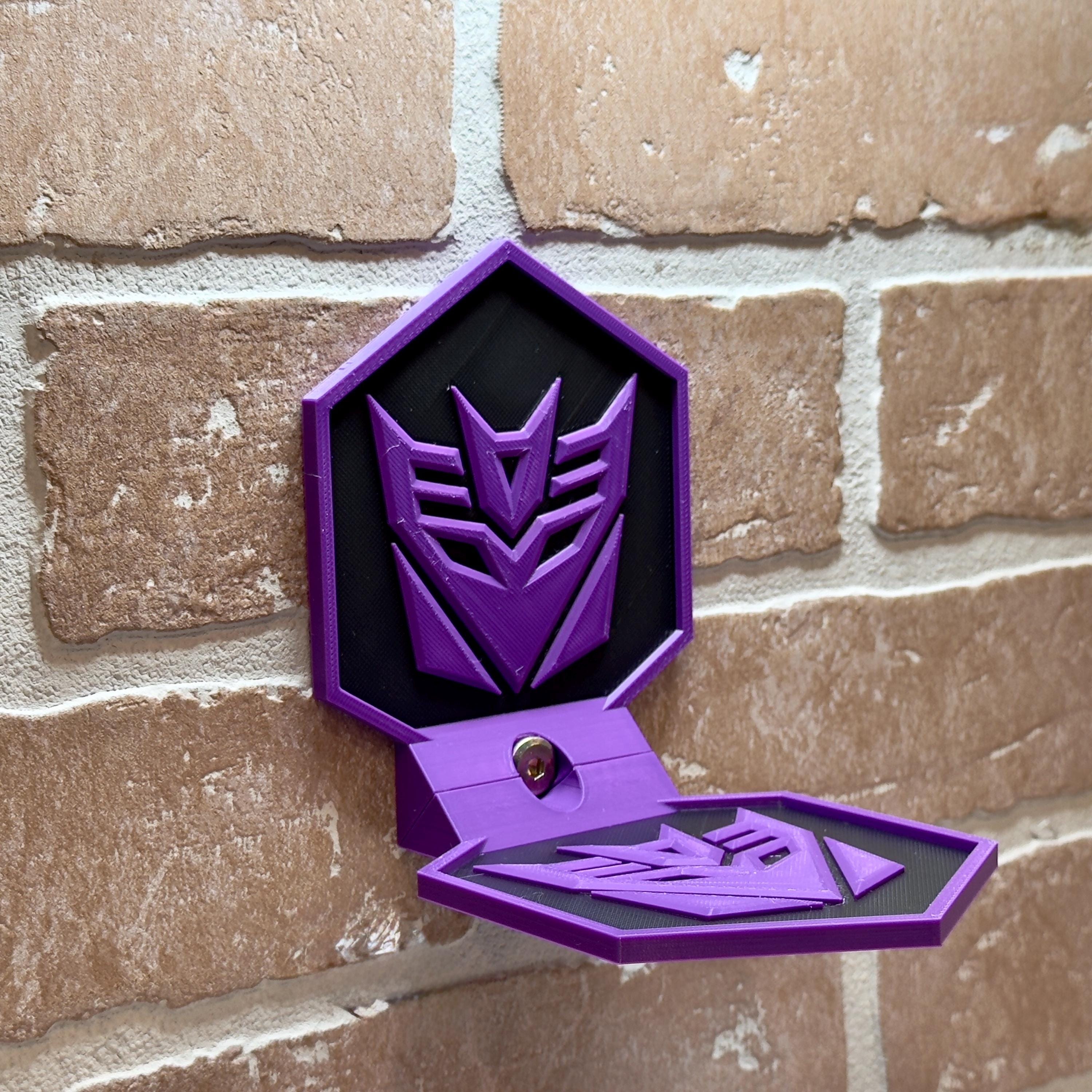 Decepticon-Inspired Floating Display Shelf for Action Figures - product photo 3
