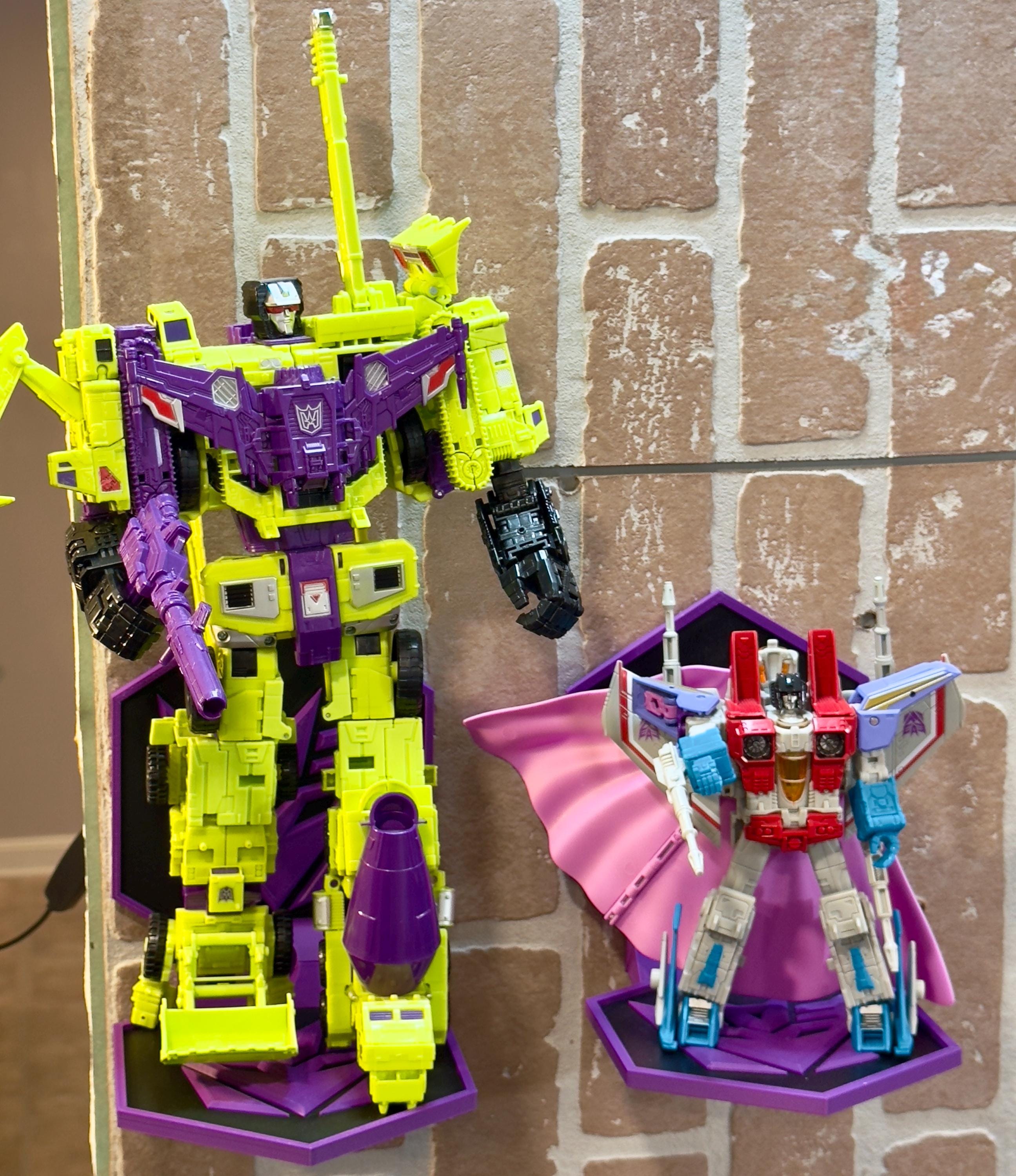 Decepticon-Inspired Floating Display Shelf for Action Figures - product photo 4