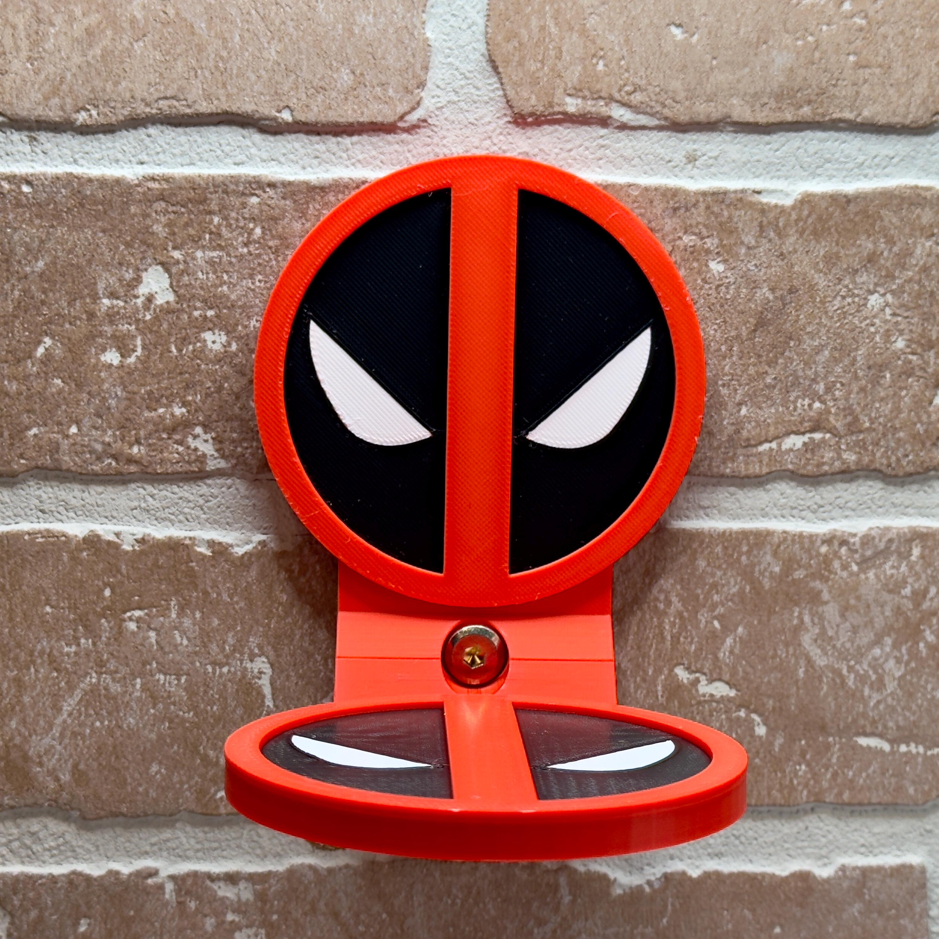 Deadpool-Inspired Floating Display Shelf for Action Figures - product photo 1