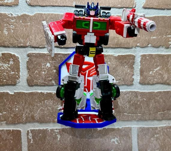 Autobot-Inspired Floating Display Shelf for Action Figures - product photo 4