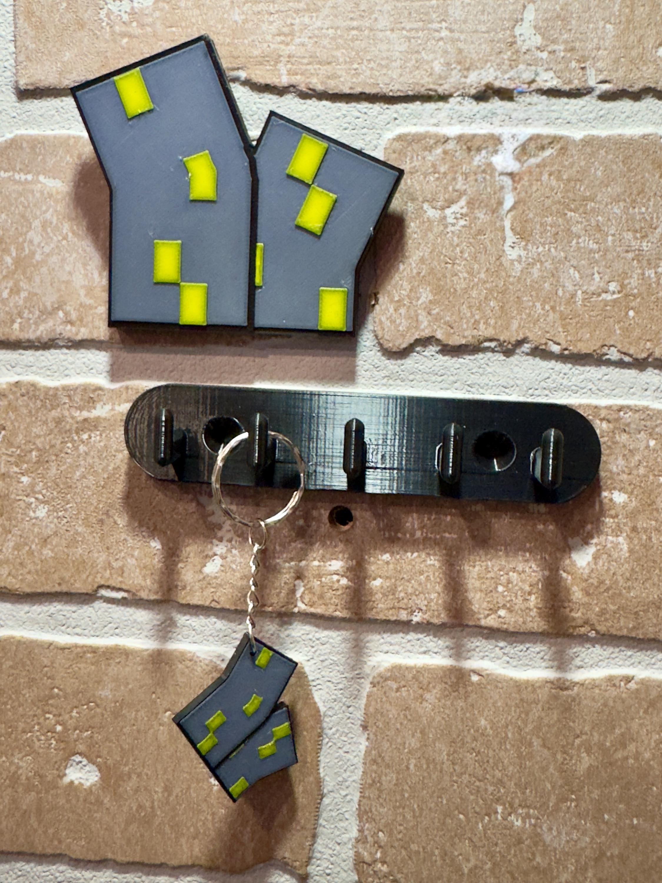 Gorilla Tag-Inspired Badge Keychain & 2x3 Magnet - Design C - product photo 3