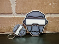Gorilla Tag-Inspired Badge Keychain & 2x3 Magnet - Design B - product photo 1