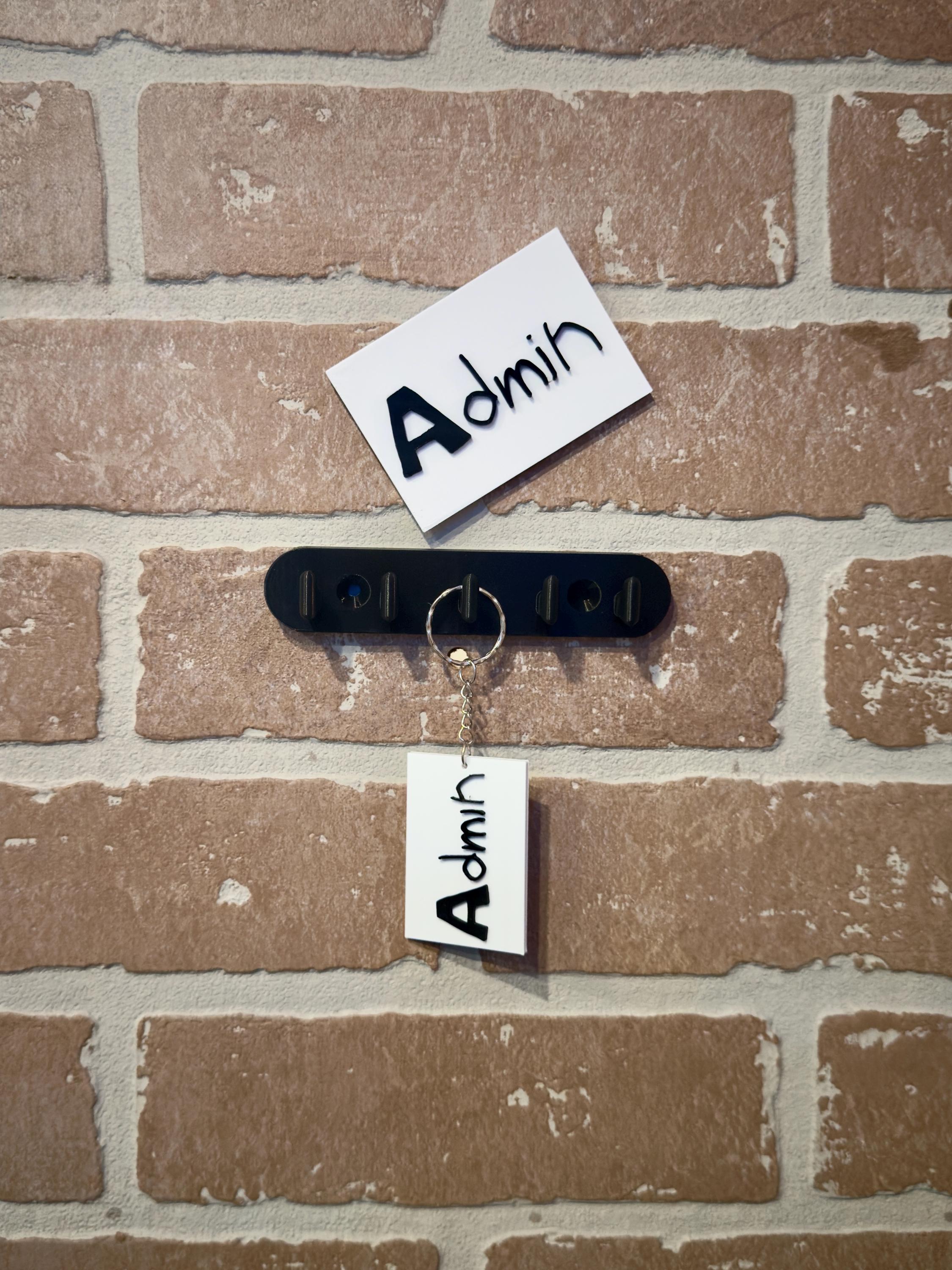 Gorilla Tag Admin Badge Keychain & 2x3 Magnet - product photo 2