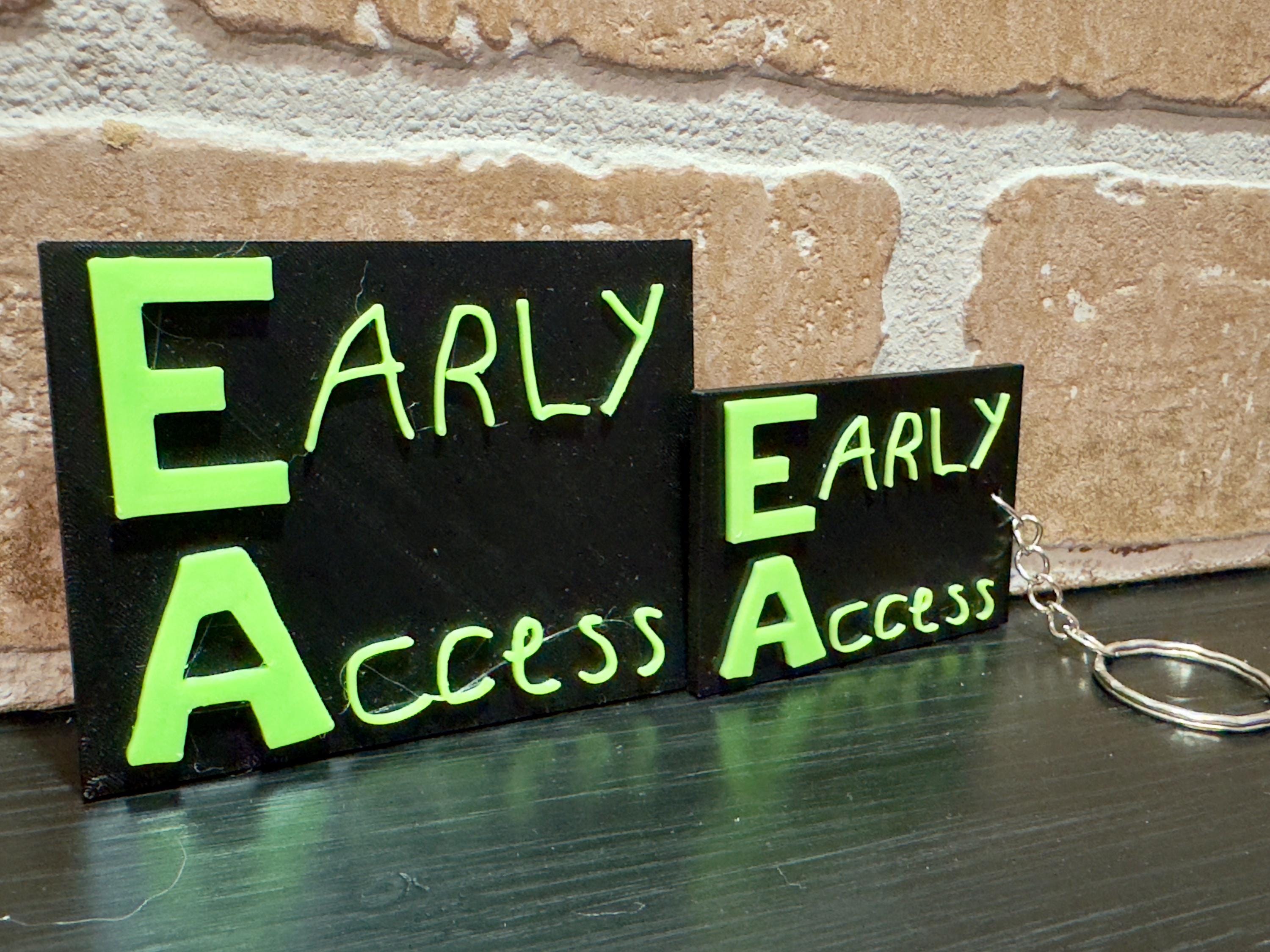Gorilla Tag Early Access Badge Keychain & 2x3 Magnet - product photo 3