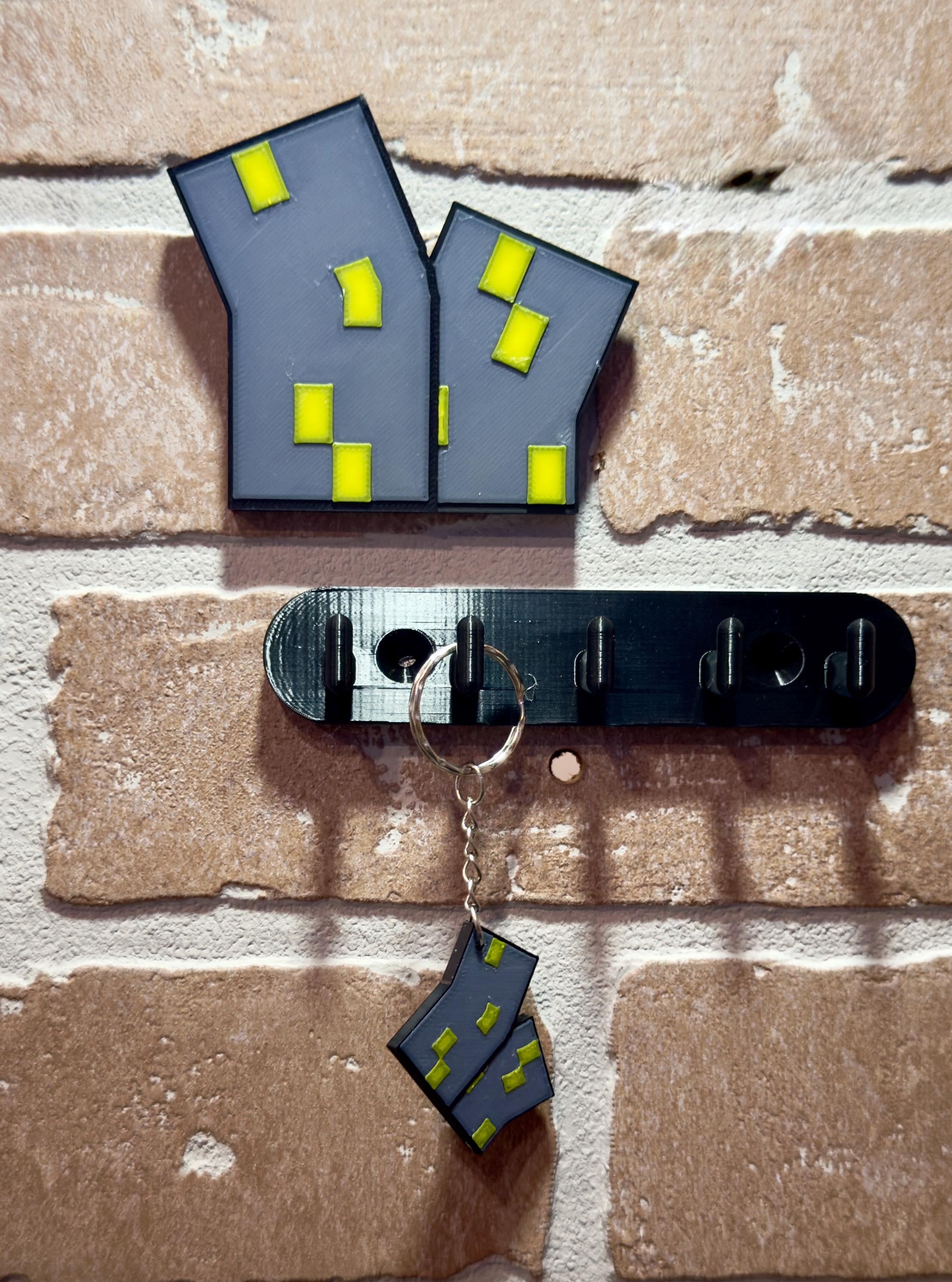 Gorilla Tag-Inspired Badge Keychain & 2x3 Magnet - Design C - product photo 2