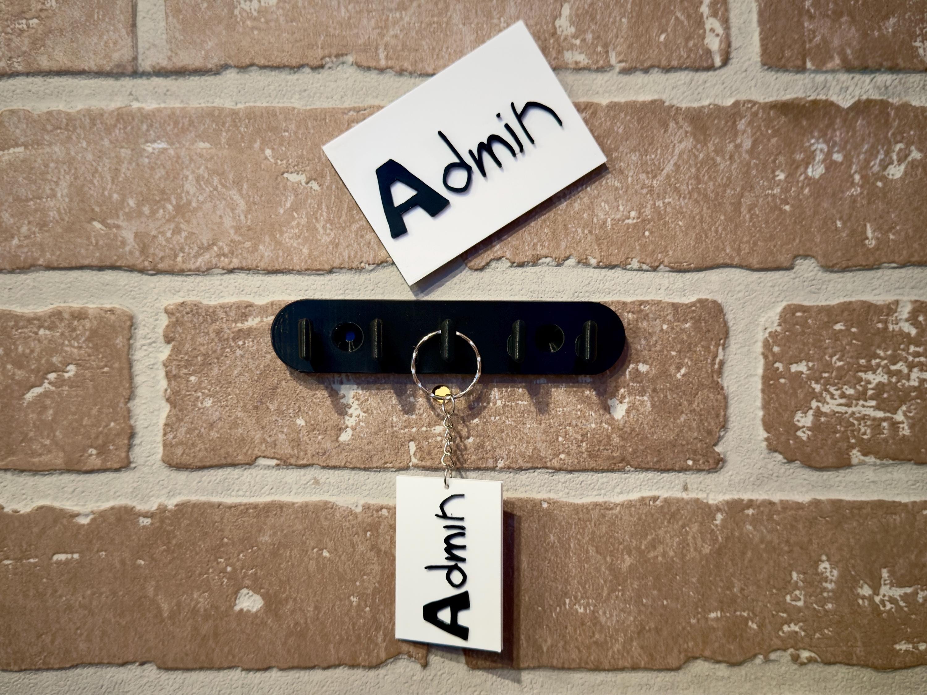 Gorilla Tag Admin Badge Keychain & 2x3 Magnet - product photo 3