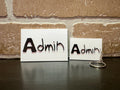 Gorilla Tag Admin Badge Keychain & 2x3 Magnet - product photo 1