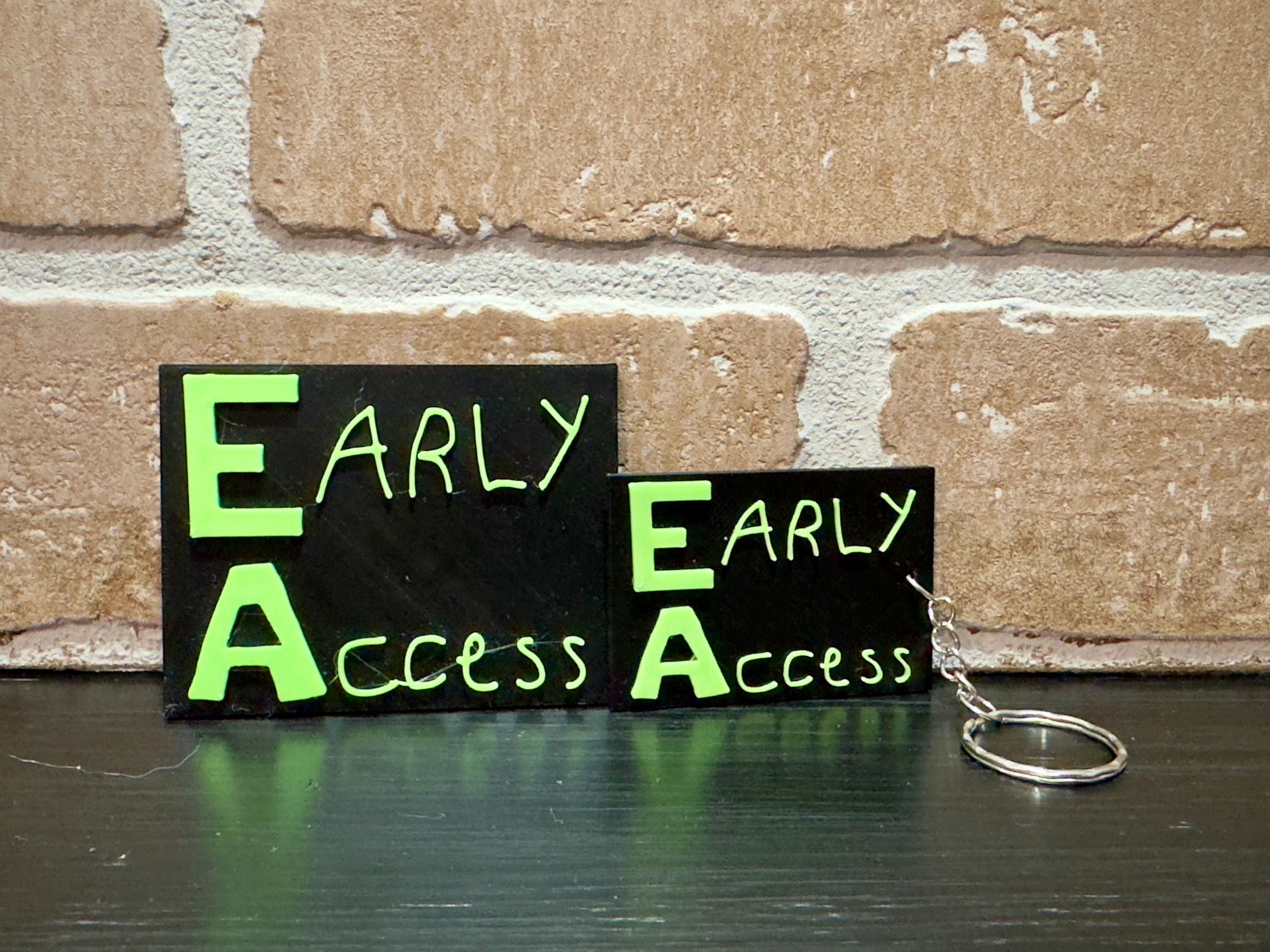 Gorilla Tag Early Access Badge Keychain & 2x3 Magnet - product photo 1
