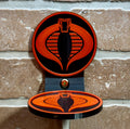 Cobra-Inspired Floating Display Shelf for Action Figures - product photo 1